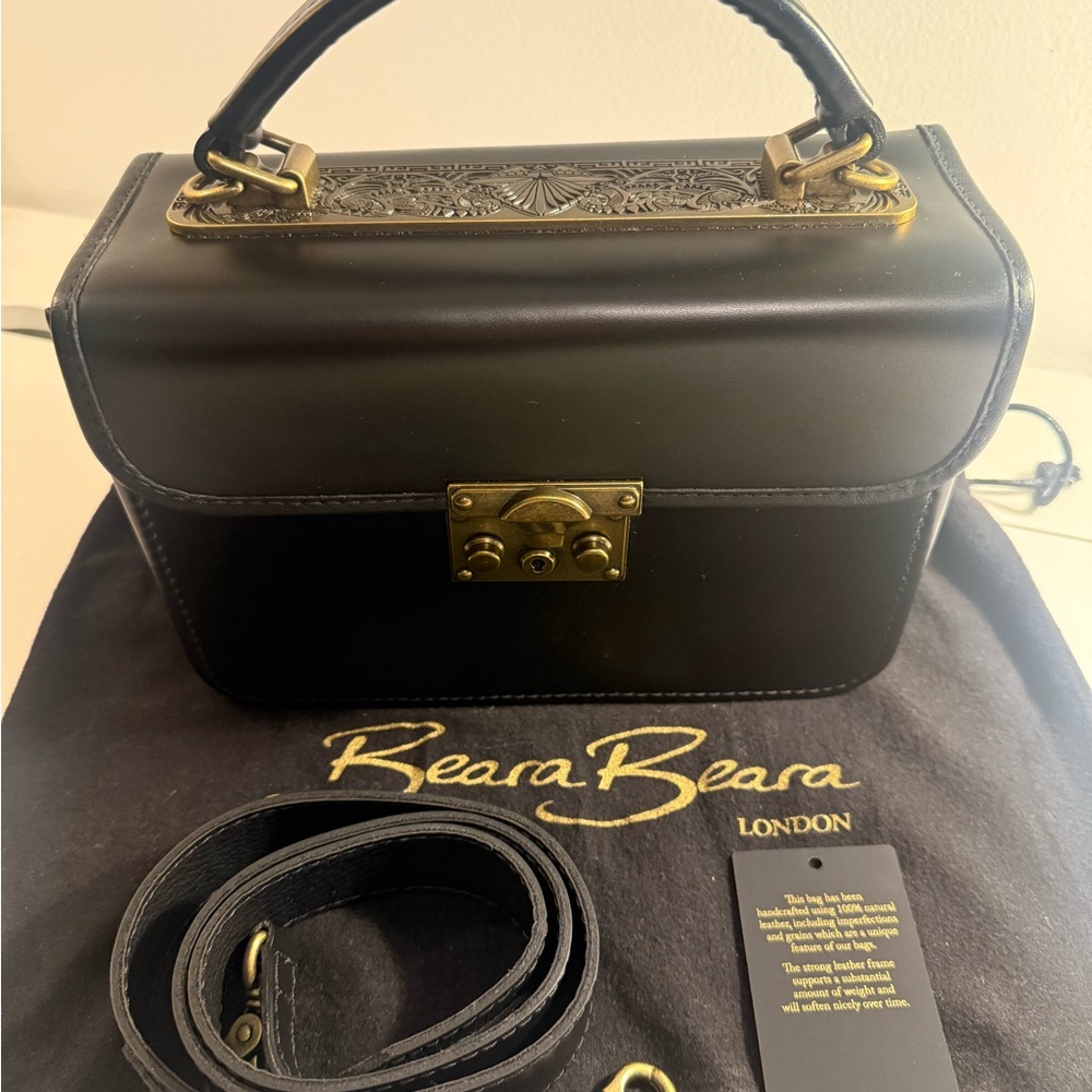 Black Leather Handbag